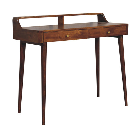 Cote Furniture | Elevated Console Table - Chestnut Compact, Console Tables IN3691