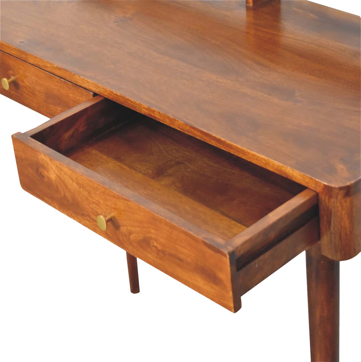 Cote Furniture | Elevated Console Table - Chestnut Compact, Console Tables IN3691