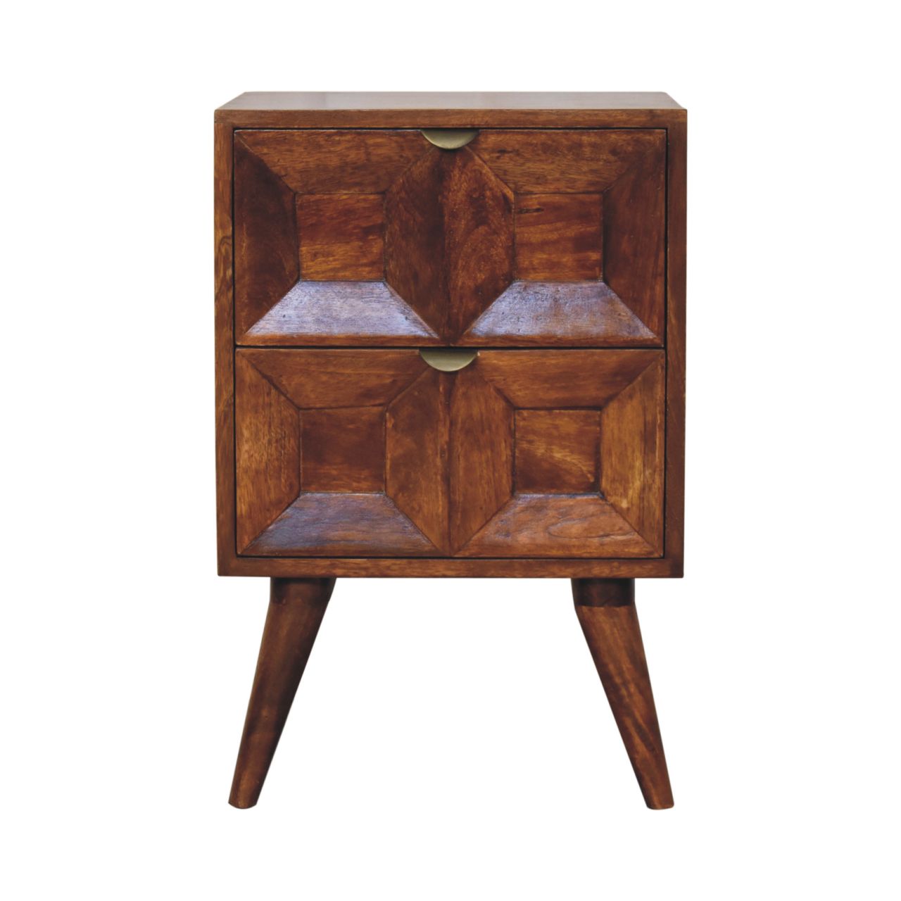 Cote Furniture | Quad Bedside Table - Chestnut Quad, Bedside Tables IN3693