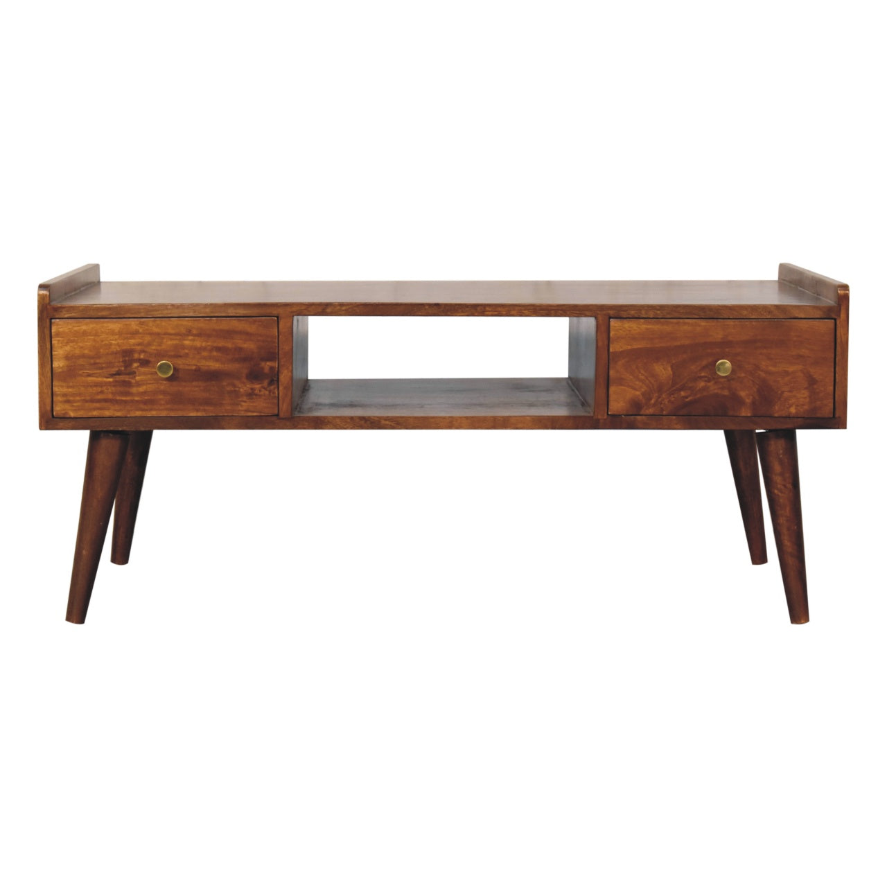 Cote Furniture | Elevated TV Unit - Chestnut  TV Stands IN3697