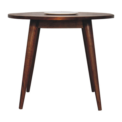 Cote Furniture | Round Nordic End Table - Chestnut  Side Tables IN3699