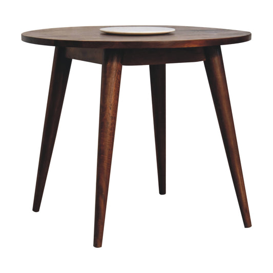 Cote Furniture | Round Nordic End Table - Chestnut  Side Tables IN3699