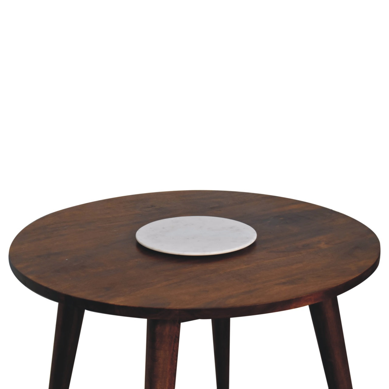 Cote Furniture | Round Nordic End Table - Chestnut  Side Tables IN3699