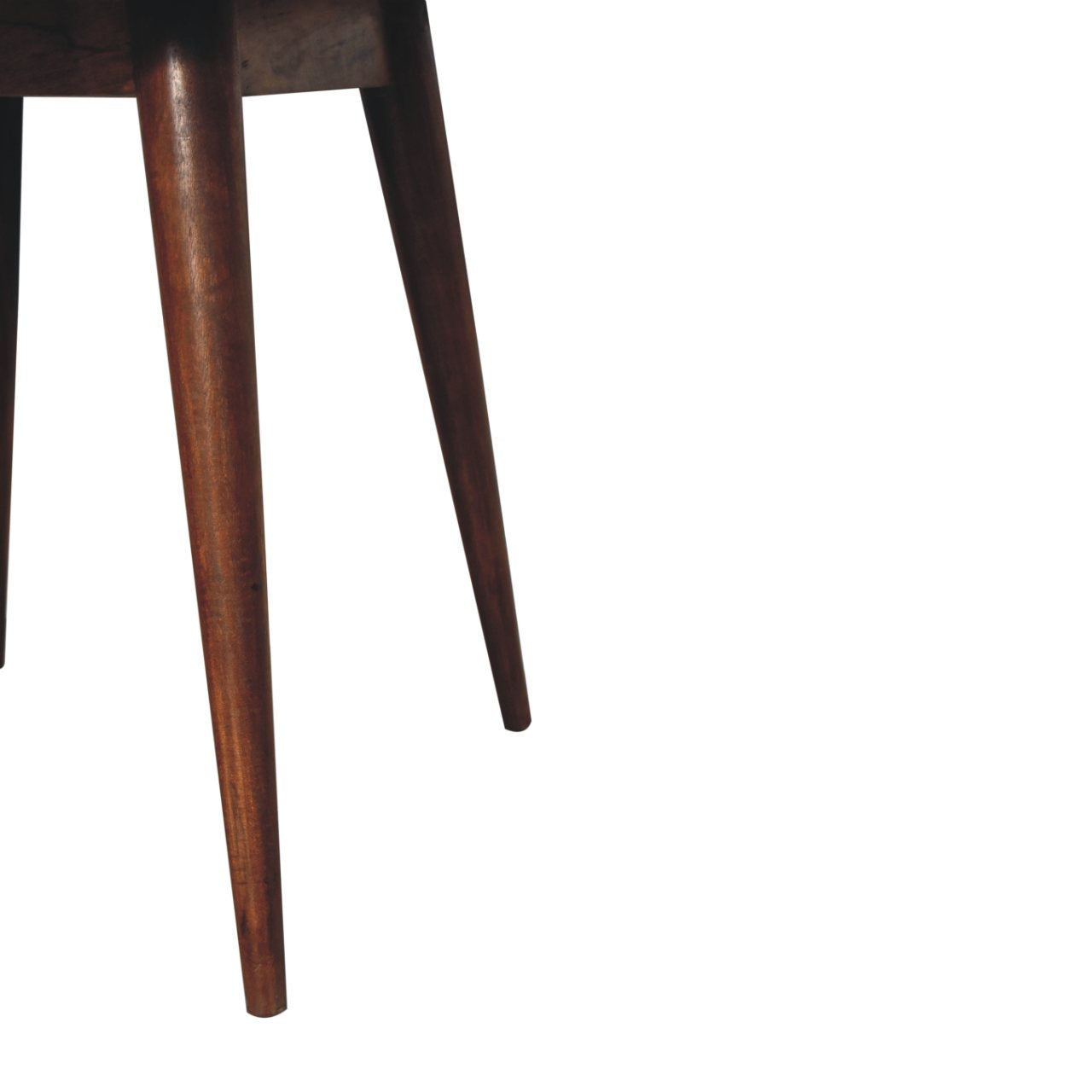 Cote Furniture | Round Nordic End Table - Chestnut  Side Tables IN3699