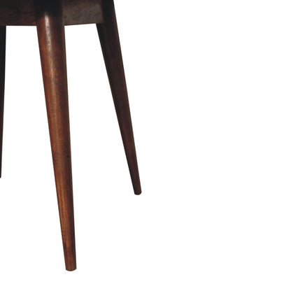 Cote Furniture | Round Nordic End Table - Chestnut  Side Tables IN3699