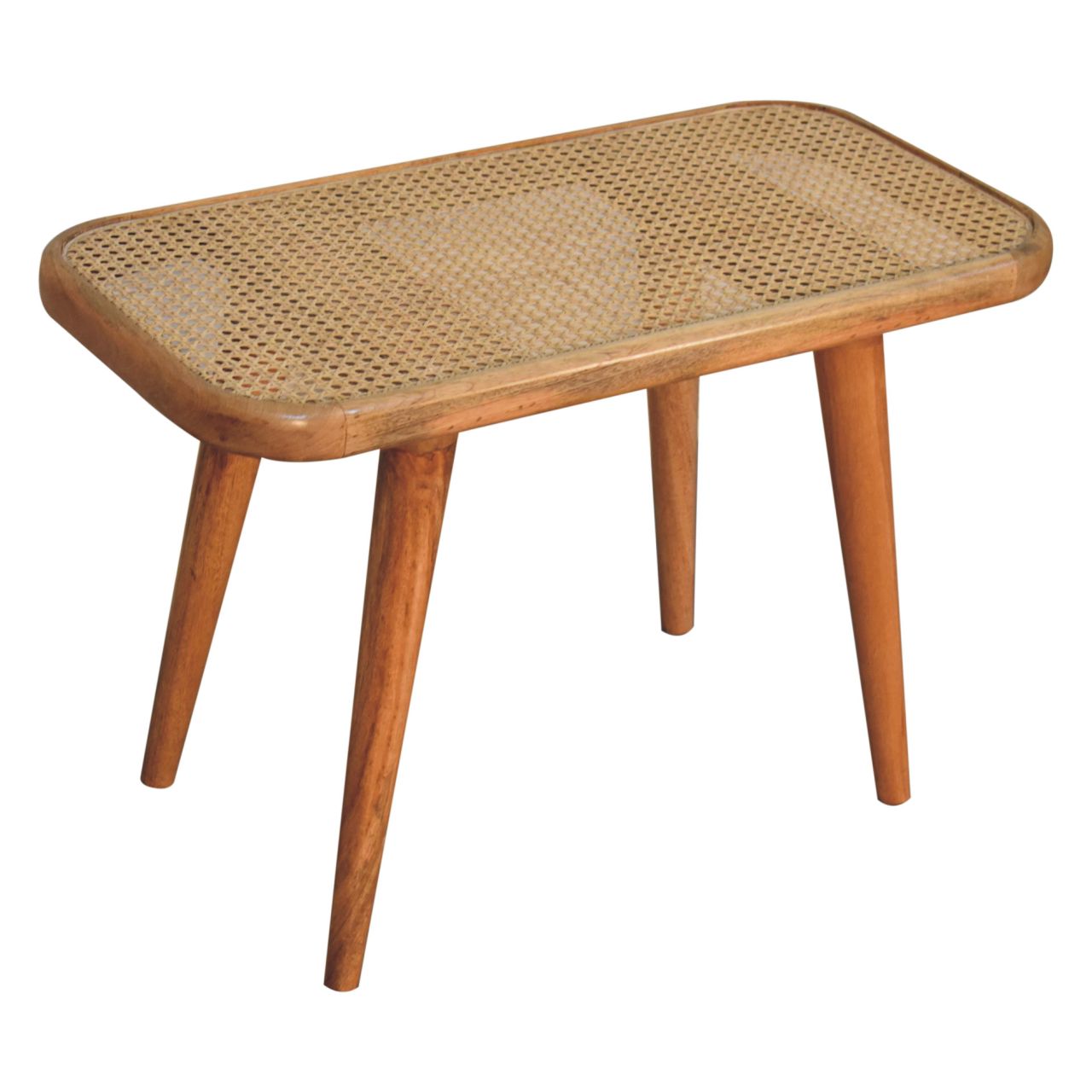 Cote Furniture | Larissa Rattan Bench - Oak Rattan,  IN3935