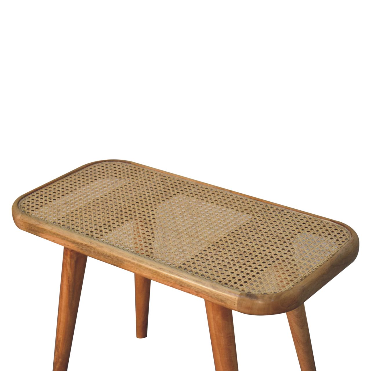 Cote Furniture | Larissa Rattan Bench - Oak Rattan,  IN3935