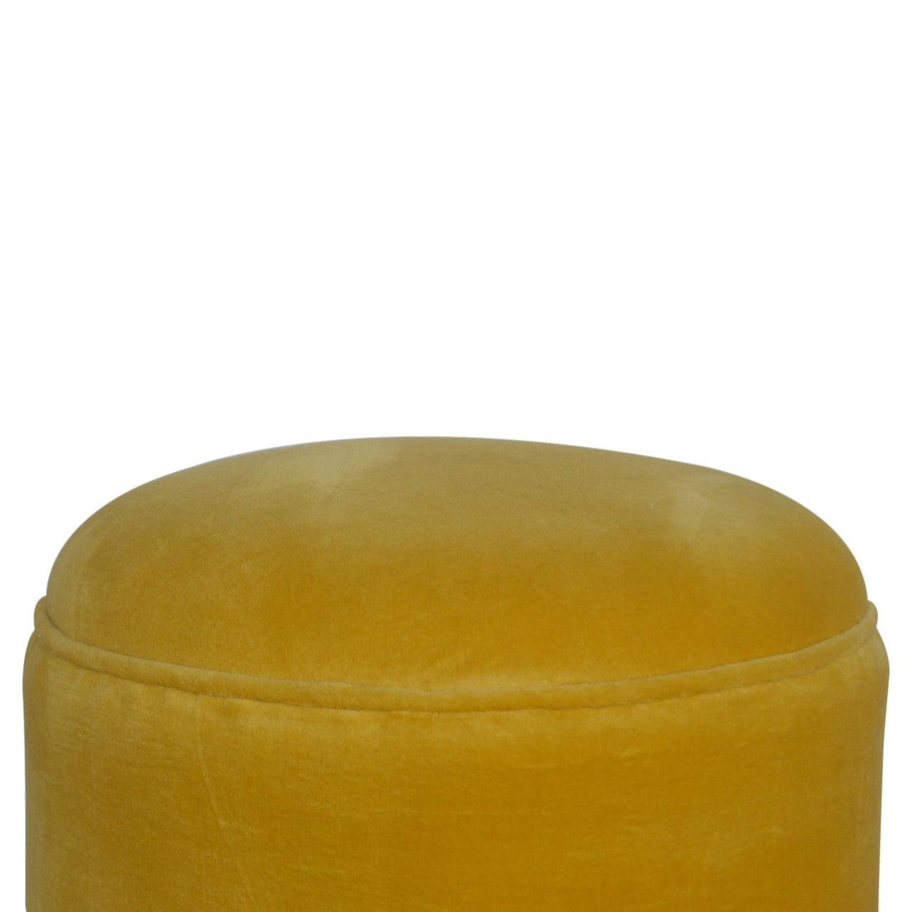 Cote Furniture | Velvet Nordic Footstool - Mustard  Footstools IN823