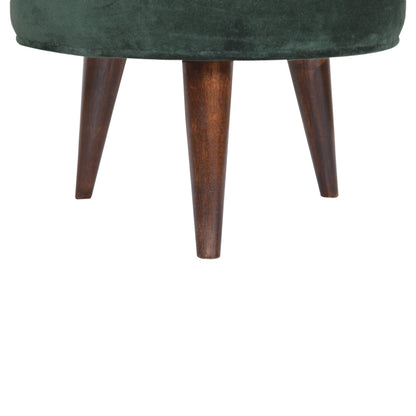 Cote Furniture | Velvet Nordic Stool - Emerald Green  Stools IN824