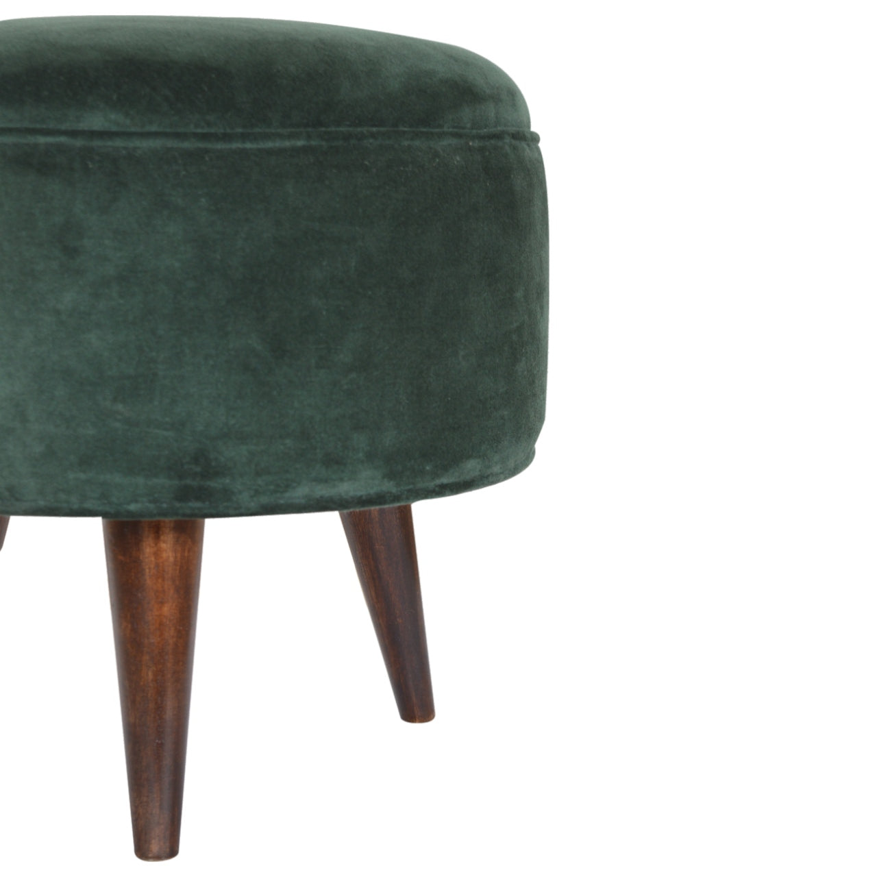 Cote Furniture | Velvet Nordic Stool - Emerald Green  Stools IN824