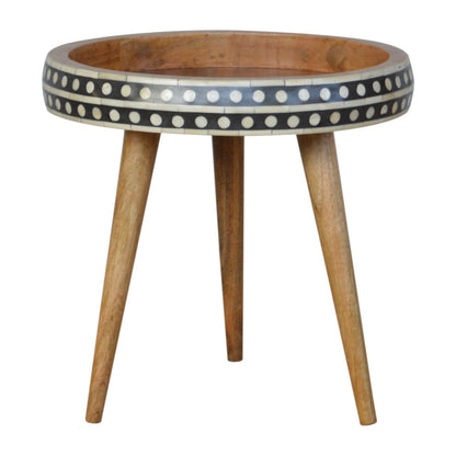 Cote Furniture | Polka Dot End Table - Oak Compact, Side Tables IN953