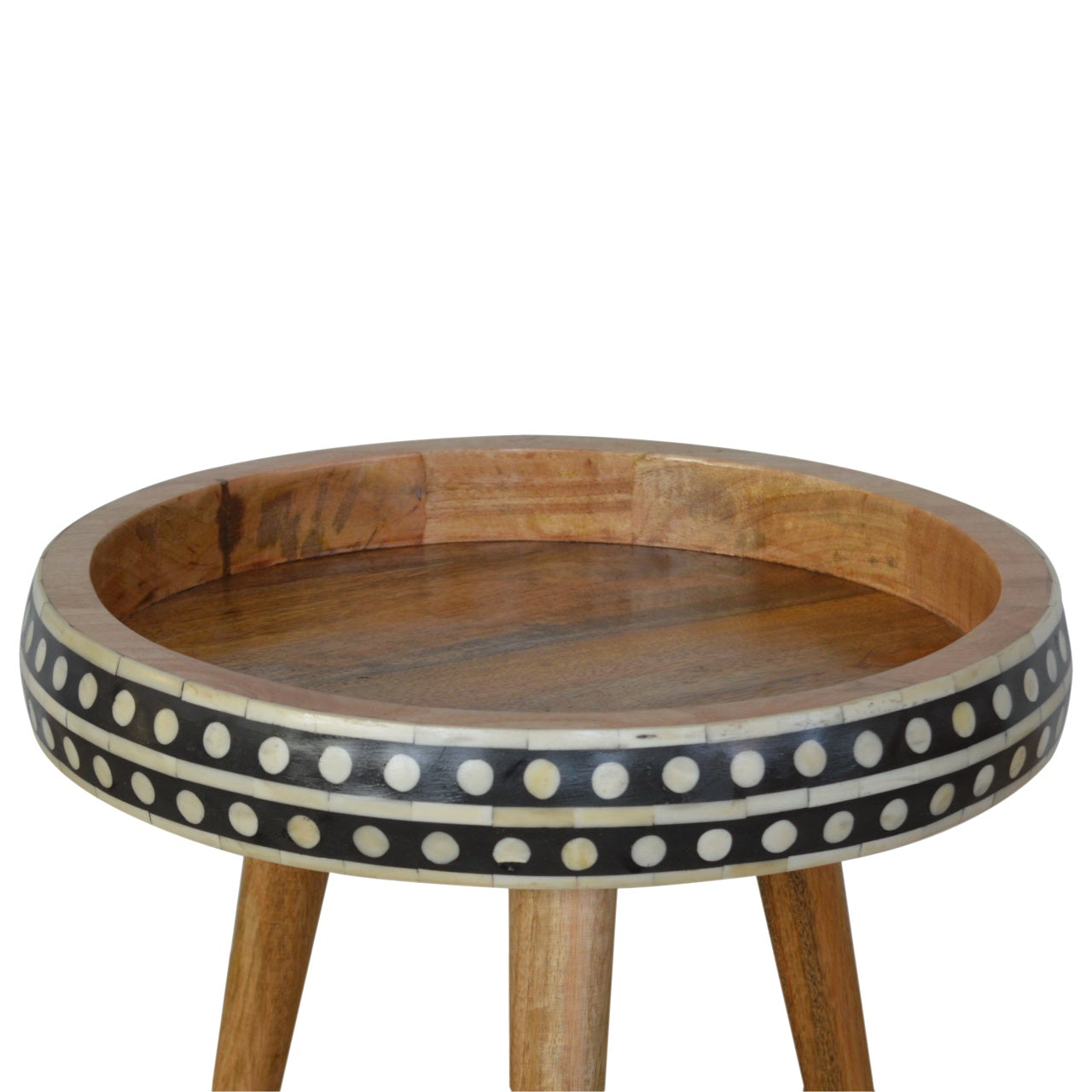 Cote Furniture | Polka Dot End Table - Oak Compact, Side Tables IN953