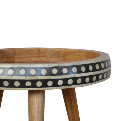 Cote Furniture | Polka Dot End Table - Oak Compact, Side Tables IN953