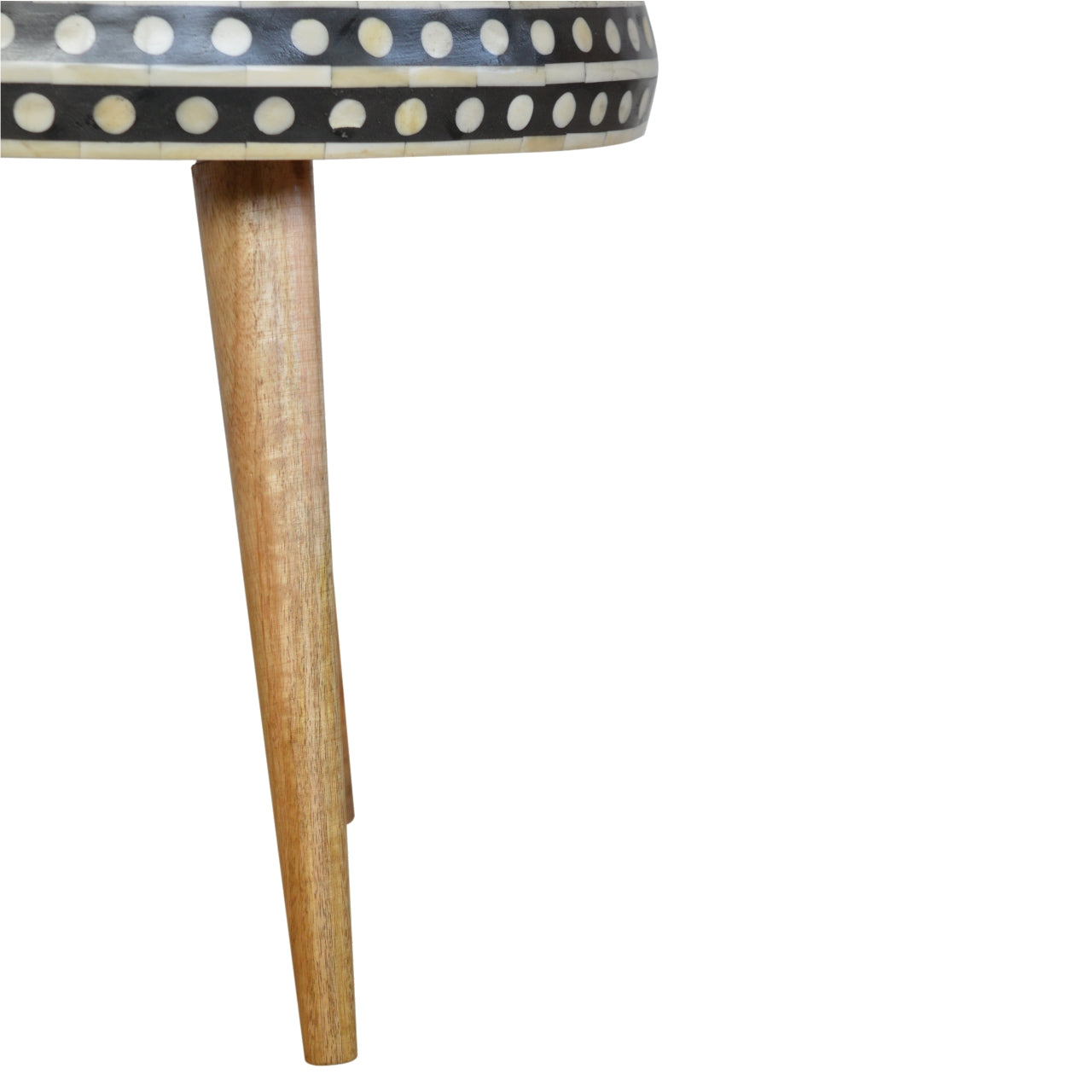 Cote Furniture | Polka Dot End Table - Oak Compact, Side Tables IN953