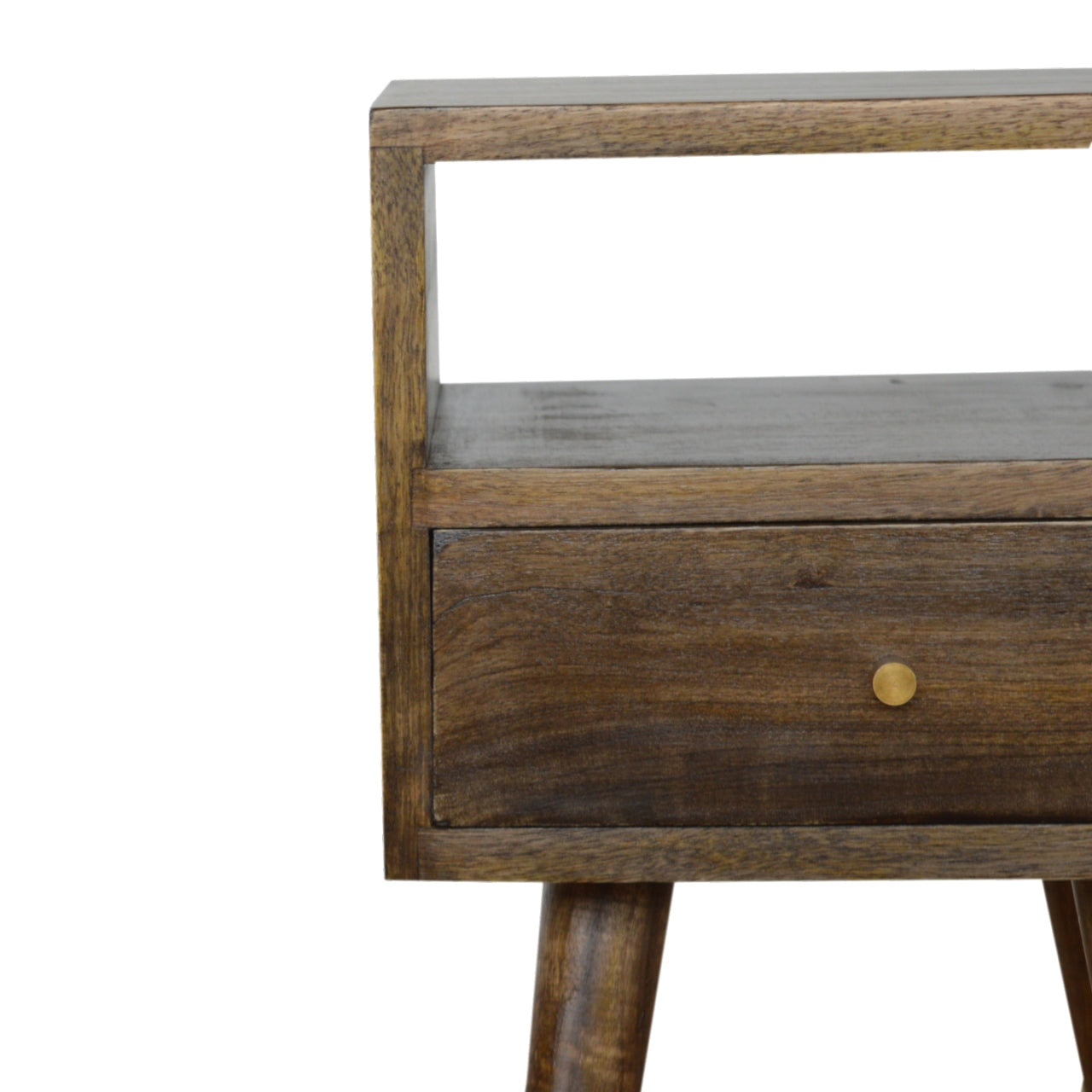 Cote Furniture | Small Bedside Table - Classic Grey  Compact, Bedside Tables IN964