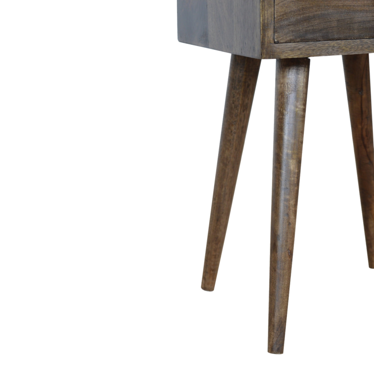 Cote Furniture | Small Bedside Table - Classic Grey  Compact, Bedside Tables IN964