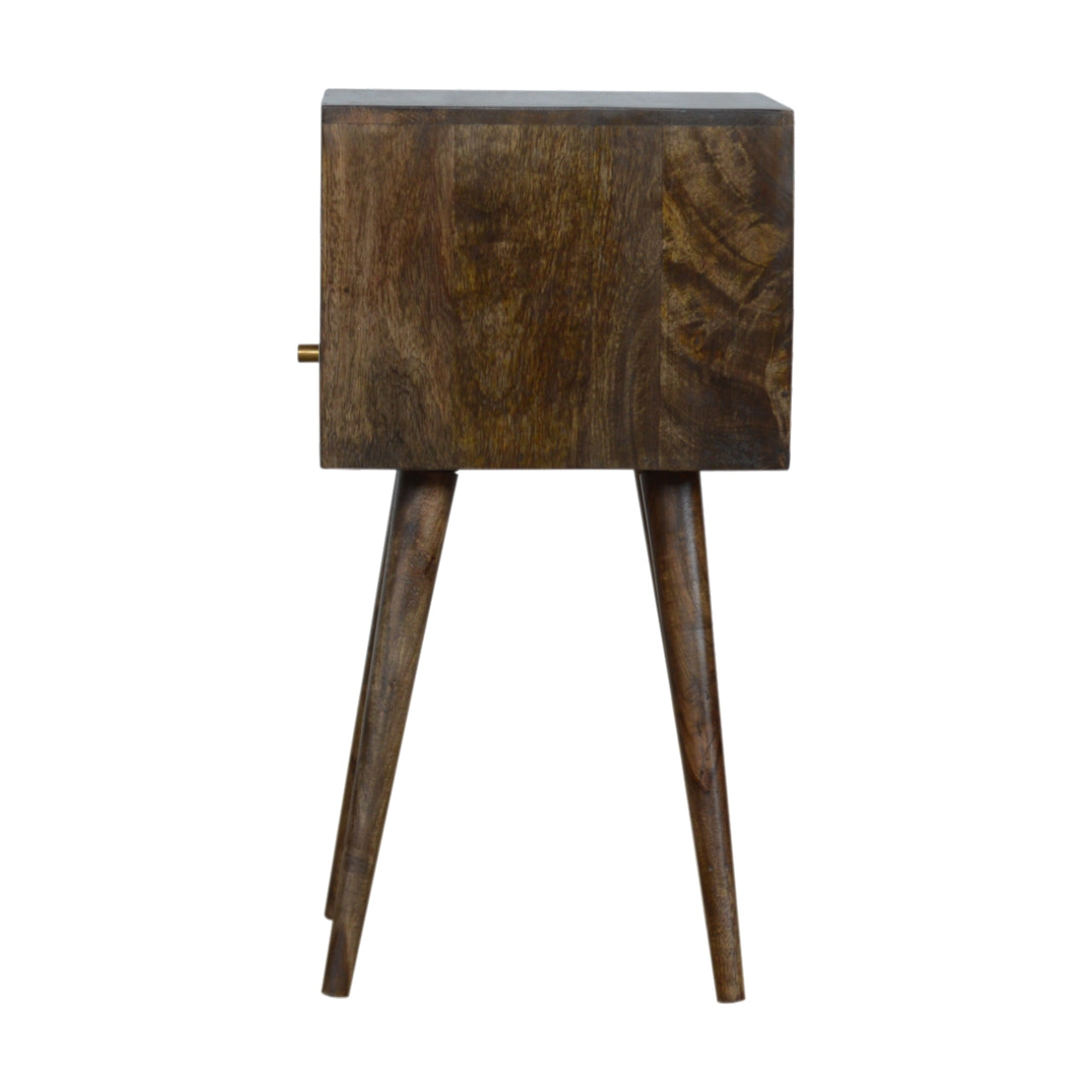 Cote Furniture | Small Bedside Table - Classic Grey  Compact, Bedside Tables IN964