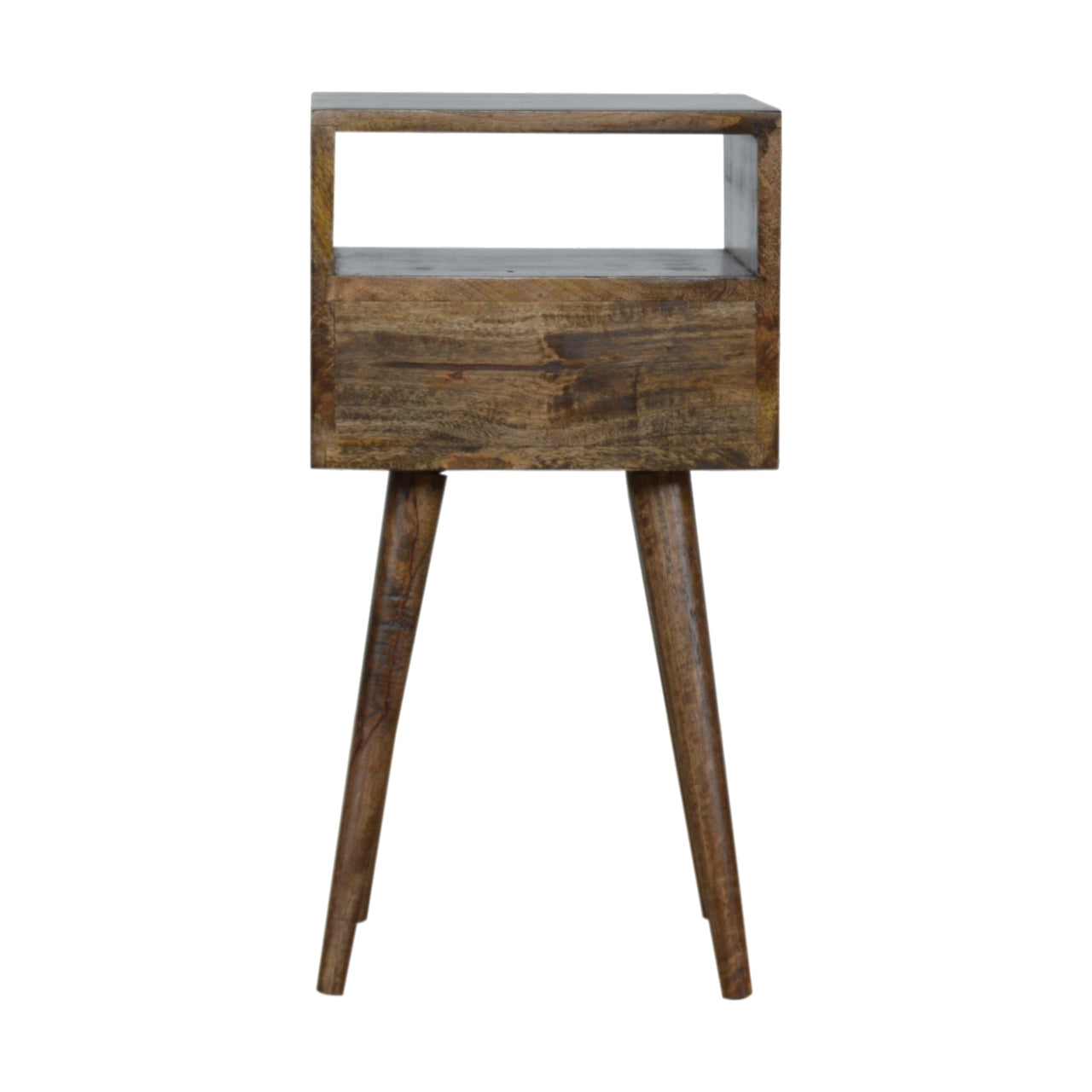 Cote Furniture | Small Bedside Table - Classic Grey  Compact, Bedside Tables IN964