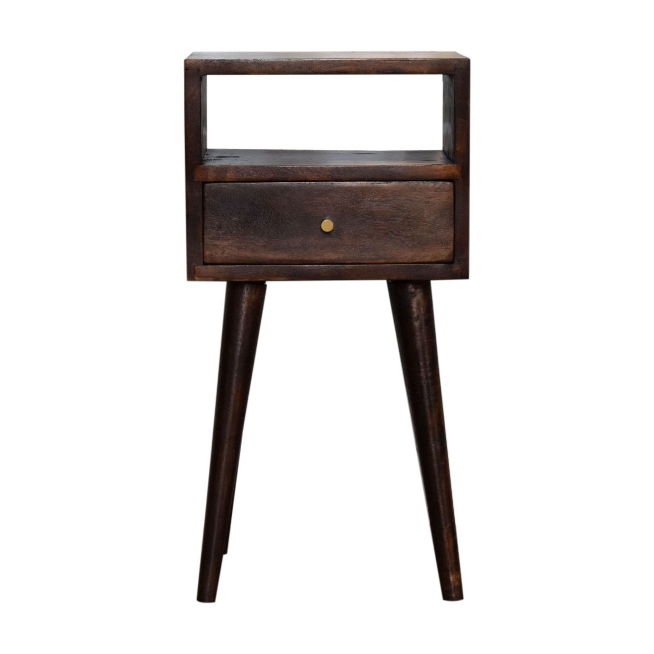 Cote Furniture | Small Bedside Table - Walnut Compact, Bedside Tables IN966