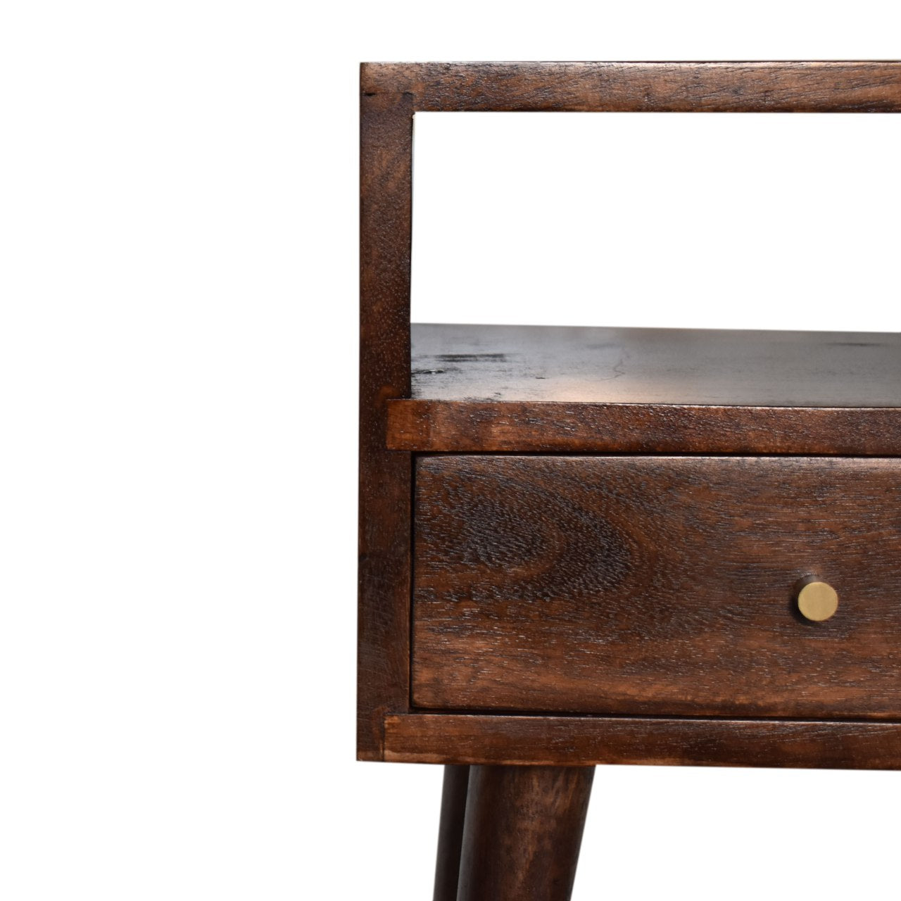 Cote Furniture | Small Bedside Table - Walnut Compact, Bedside Tables IN966