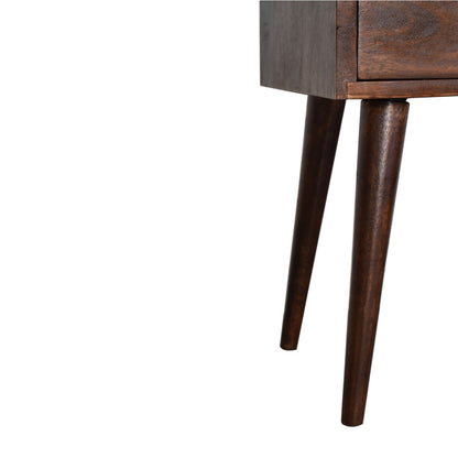 Cote Furniture | Small Bedside Table - Walnut Compact, Bedside Tables IN966