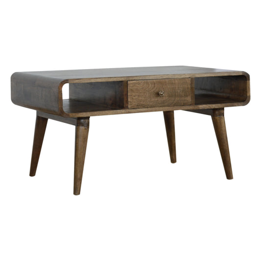 Cote Furniture | Curved Coffee Table - Classic Grey  Curved, Coffee Tables IN970