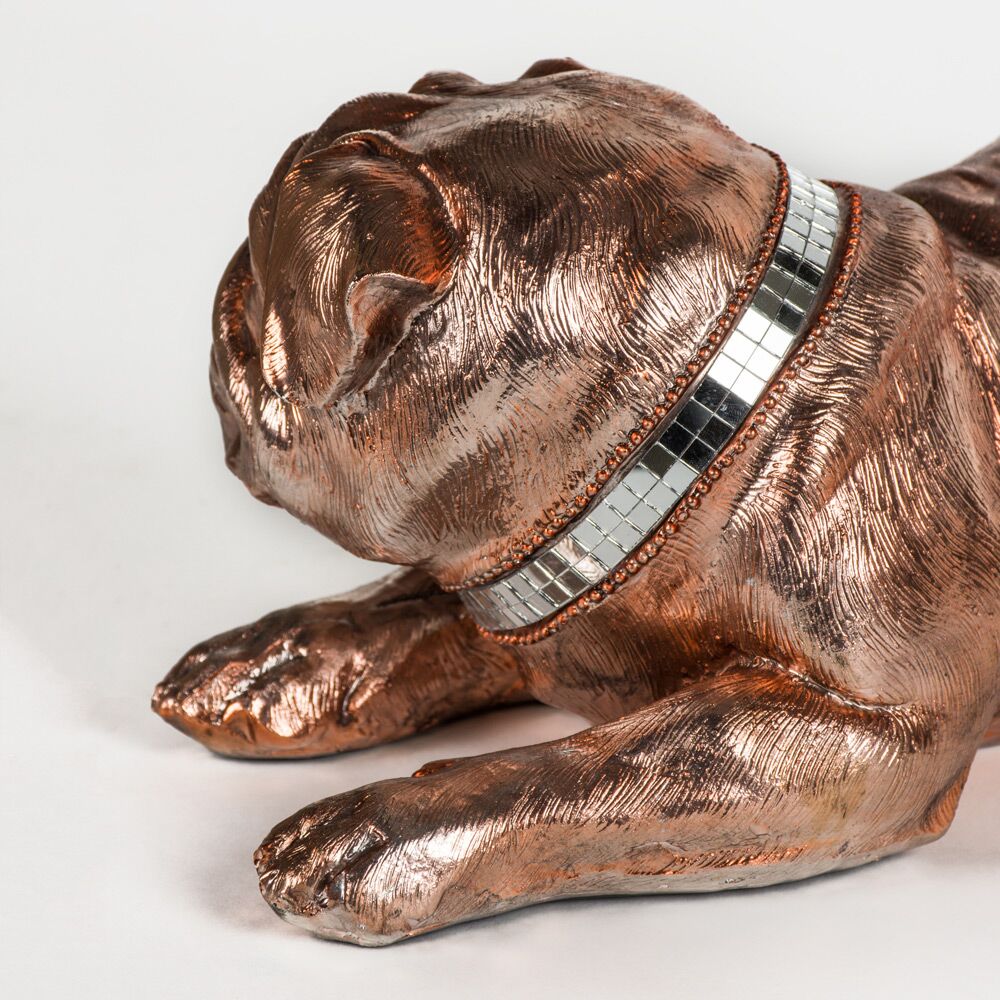 Cote Furniture | Pug Figurine - Bronze Finish  Decorative Objects RSN118