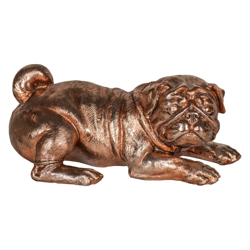 Cote Furniture | Pug Figurine - Bronze Finish  Decorative Objects RSN118