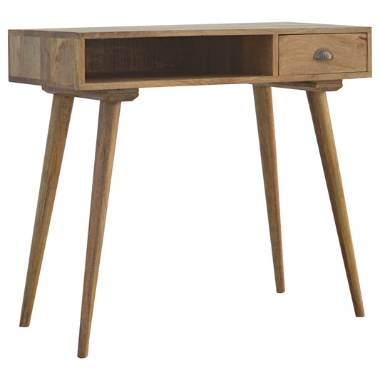 Cote Furniture | Open Slot Nordic Desk 1 Drawer - Oak Dressing Tables & Desks, Office Desk IN129