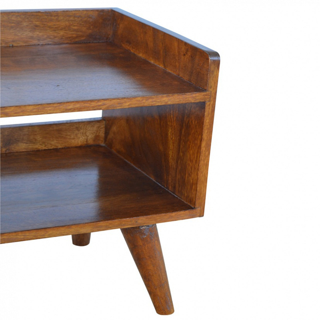 Cote Furniture | Nordic Style Storage Bench - Chestnut Hallway Seating & Storage IN2047