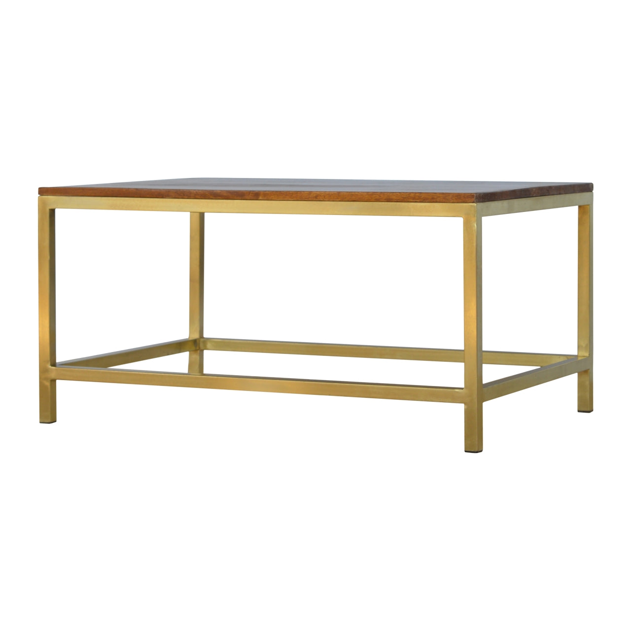 Cote Furniture | Rectangle Coffee Table - Gold Coffee Tables IN244