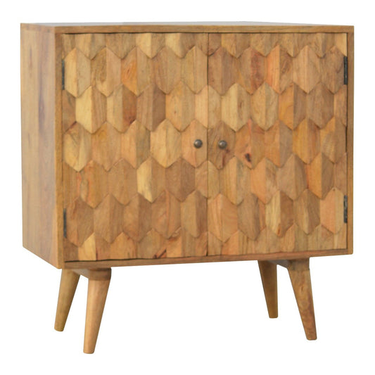 Cote Furniture | Pineapple Style Carved Cabinet - Oak Pineapple, Cupboards IN305