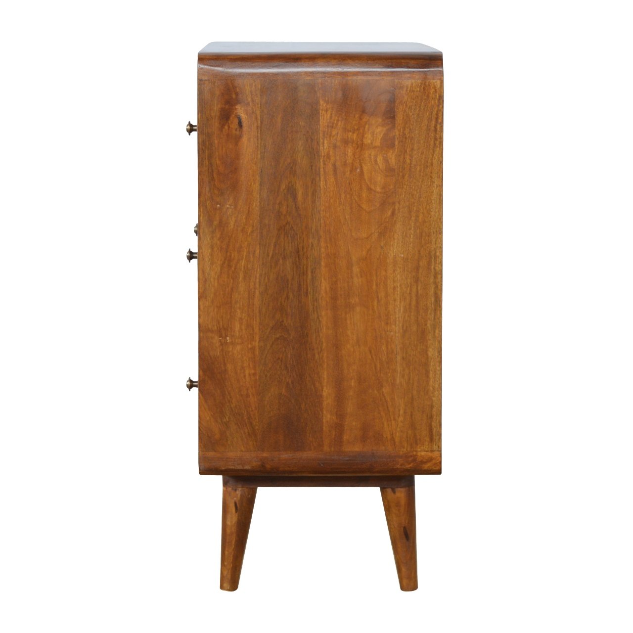 Cote Furniture | Curved Chest of Drawers - Chestnut Chest of Drawers IN352