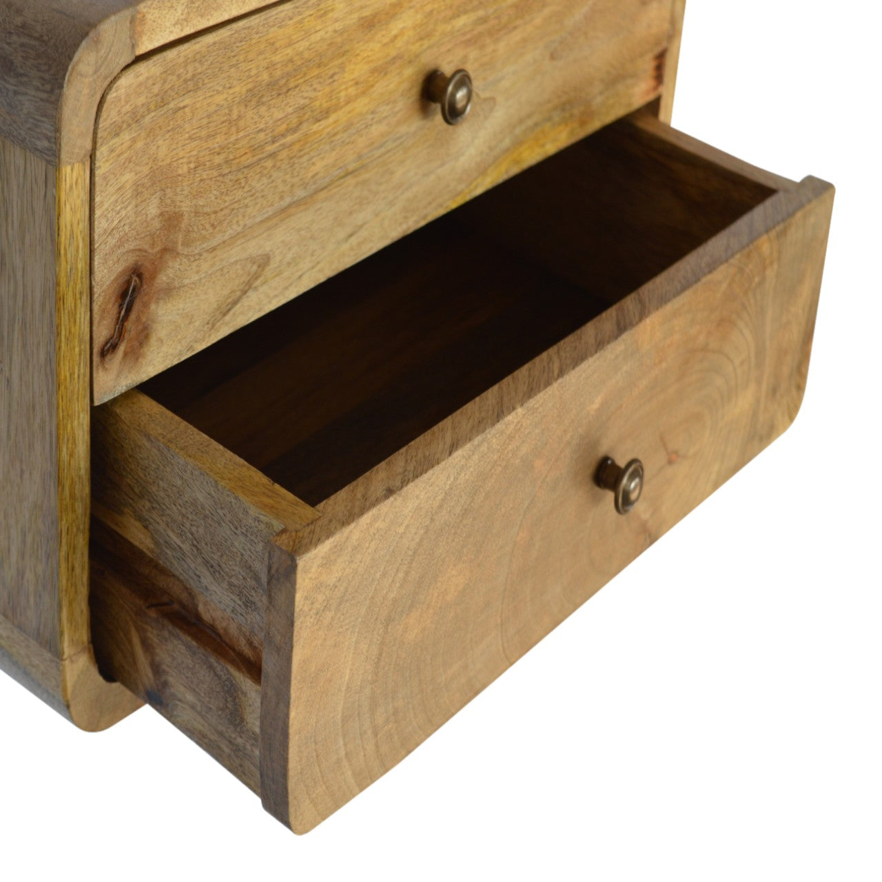 Cote Furniture | Floating Bedside Table 2 Drawer (Wall Mounted) - Oak Bedside Tables IN706