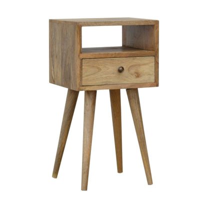 Cote Furniture | Small Bedside Table - Oak Compact, Bedside Tables IN732