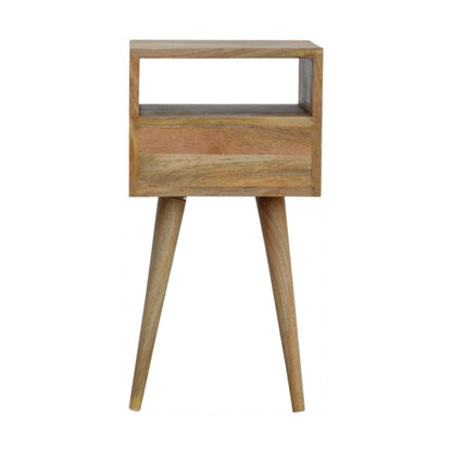 Cote Furniture | Small Bedside Table - Oak Compact, Bedside Tables IN732