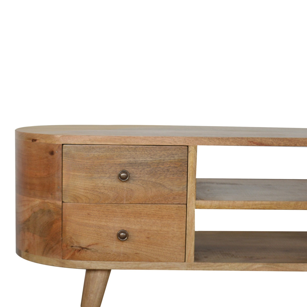 Cote Furniture | Rounded TV Unit - Oak TV Stands IN863