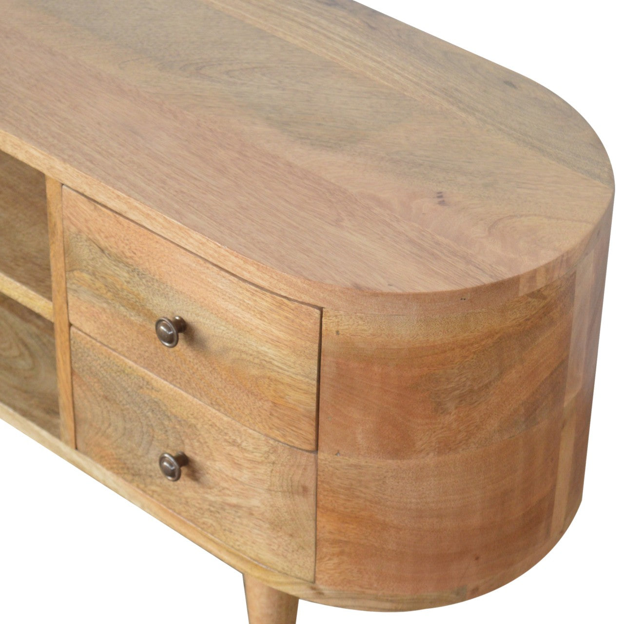 Cote Furniture | Rounded TV Unit - Oak TV Stands IN863