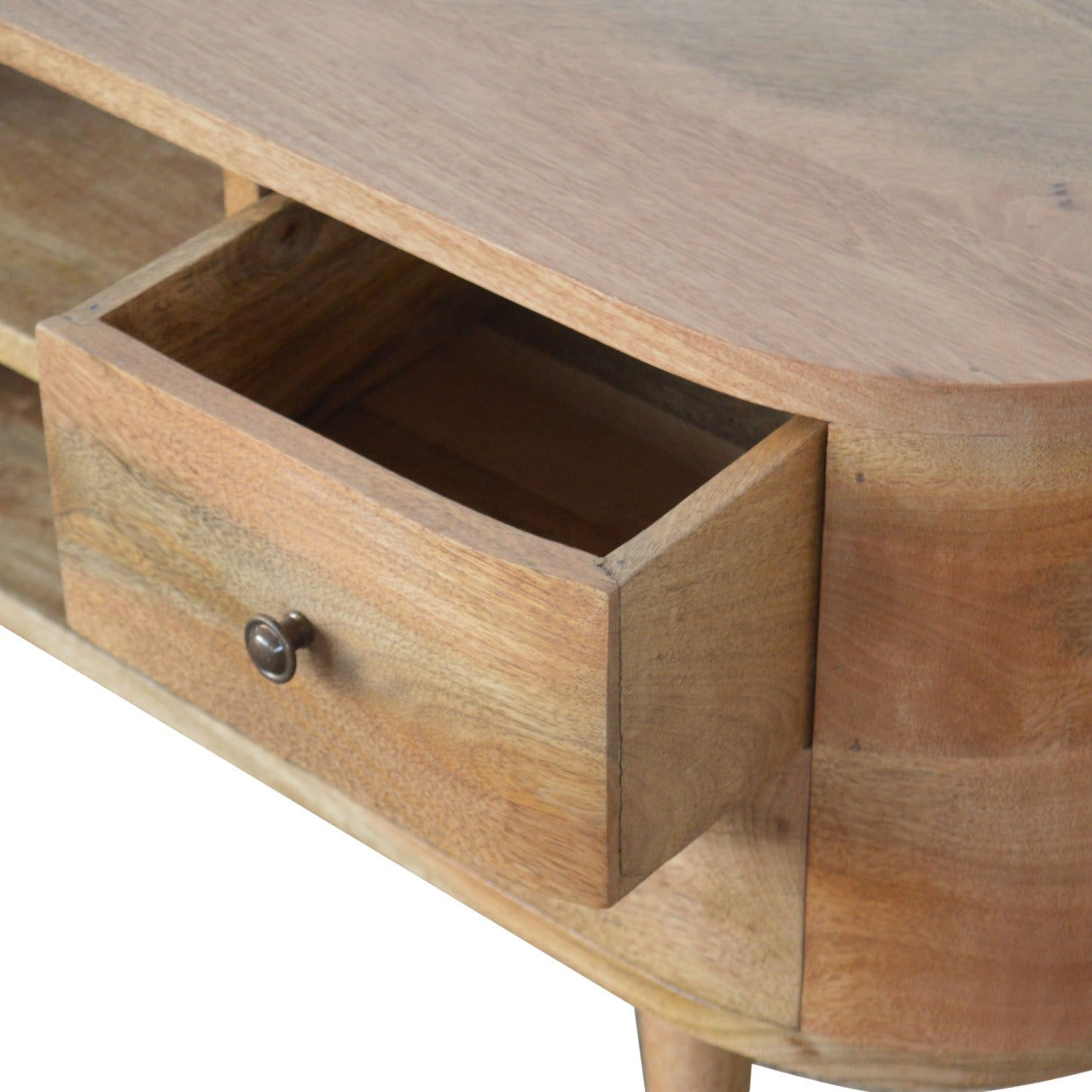 Cote Furniture | Rounded TV Unit - Oak TV Stands IN863