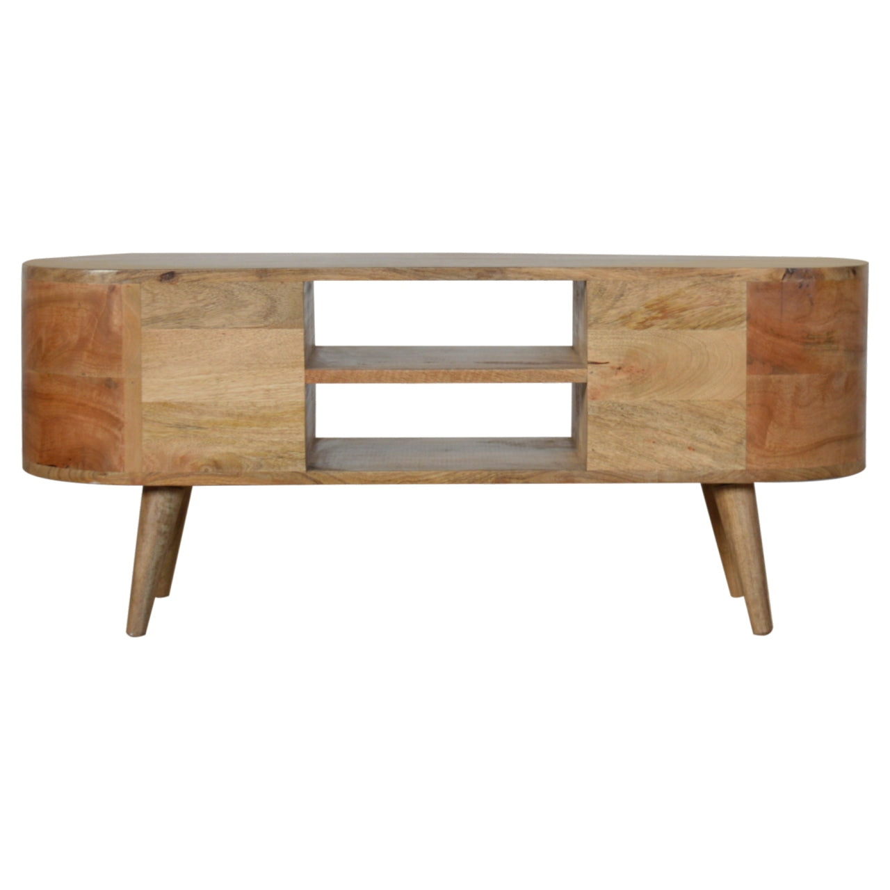 Cote Furniture | Rounded TV Unit - Oak TV Stands IN863