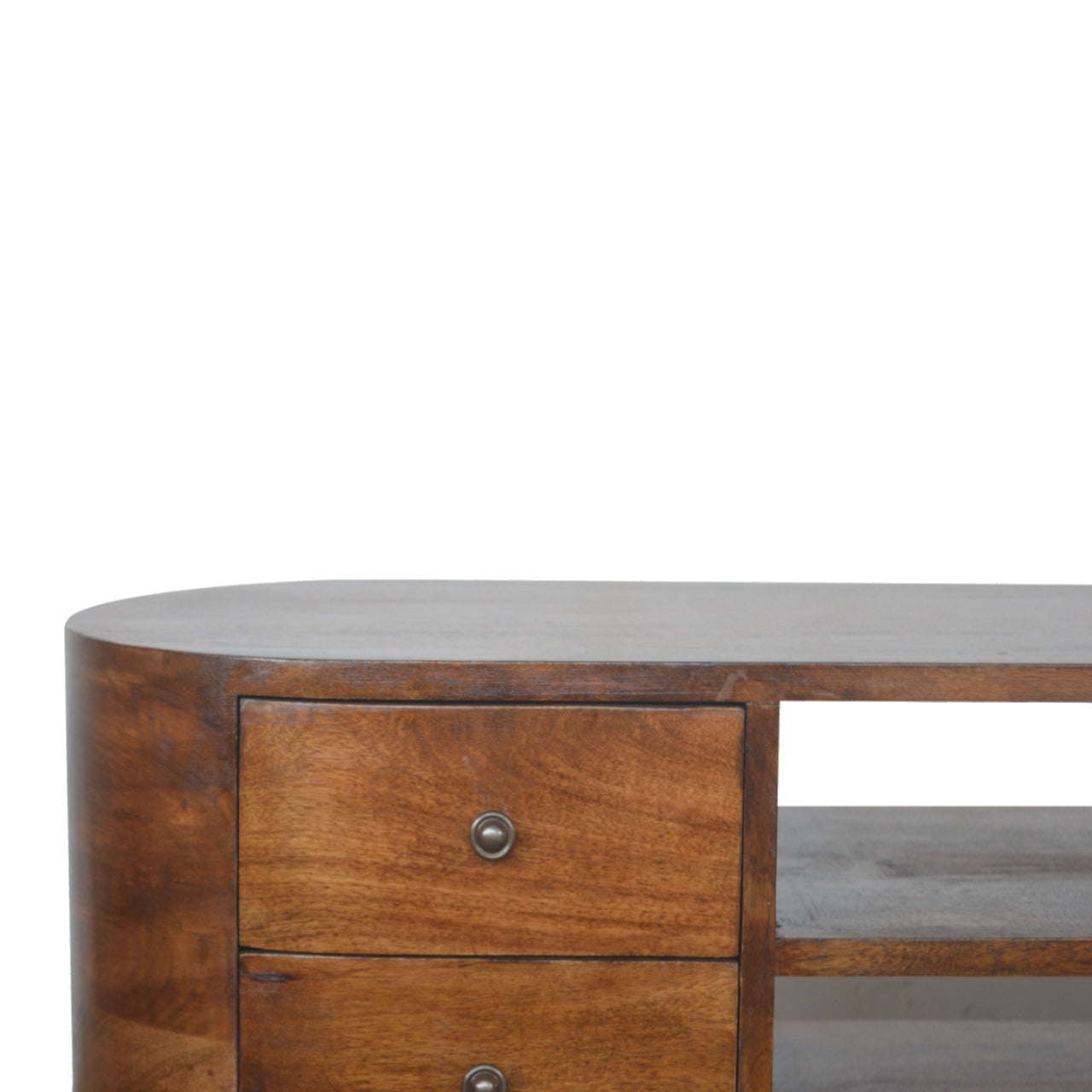 Cote Furniture | Rounded TV Unit - Chestnut  TV Stands IN894