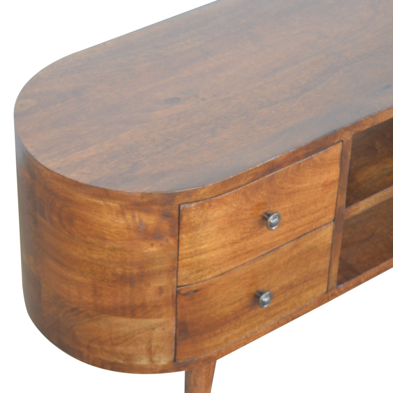 Cote Furniture | Rounded TV Unit - Chestnut  TV Stands IN894