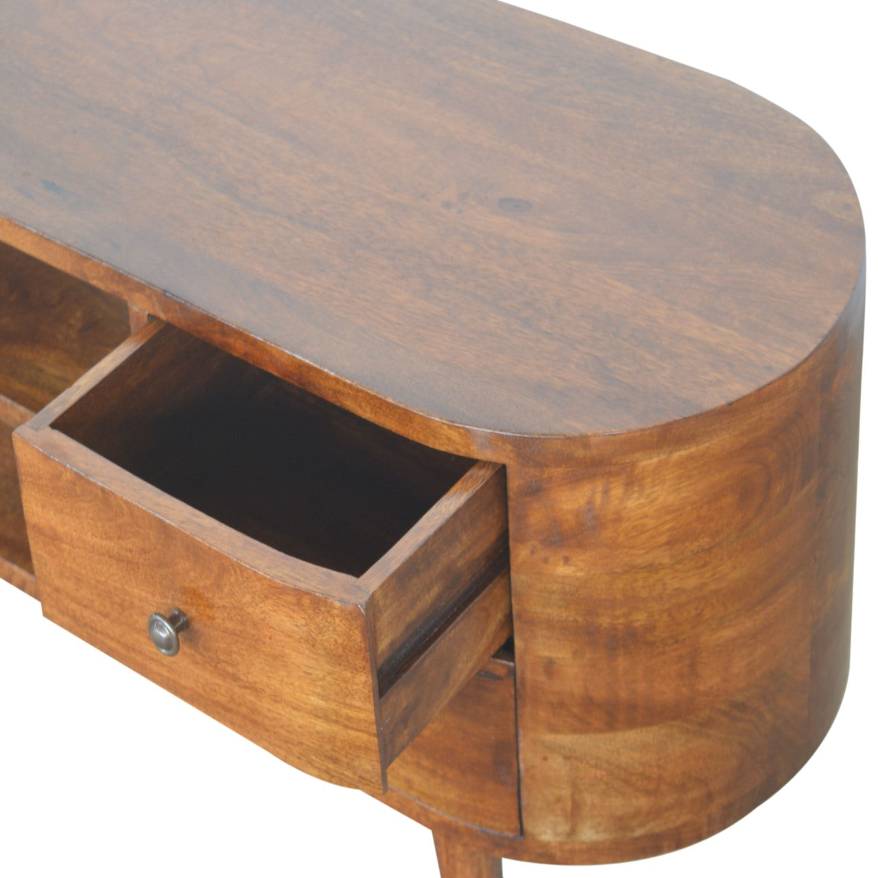 Cote Furniture | Rounded TV Unit - Chestnut  TV Stands IN894